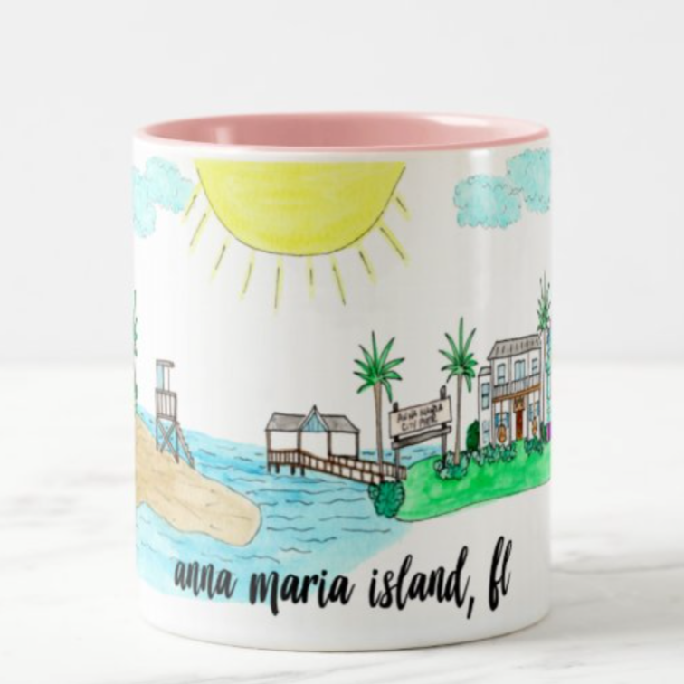 anna on starbucks cup Anna Maria Island, FL Coffee Mug
