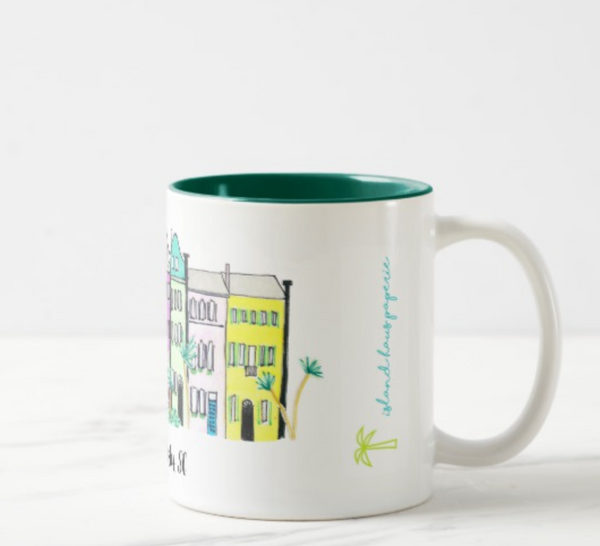 Rainbow Row Coffee Mug