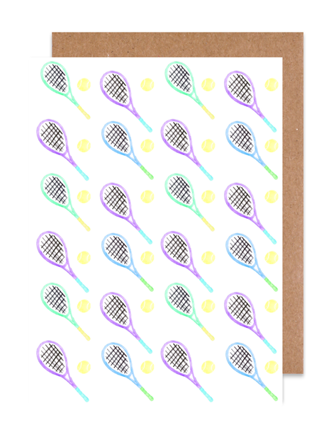 Tennis Stationery Notepad Cards