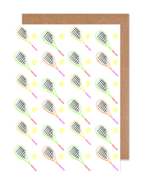 Tennis Stationery Notepad Cards