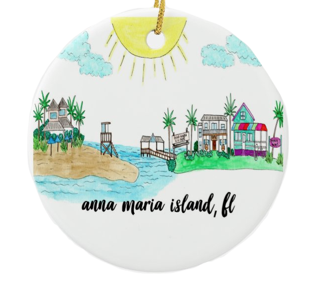 Anna Maria Island, FL Ornament