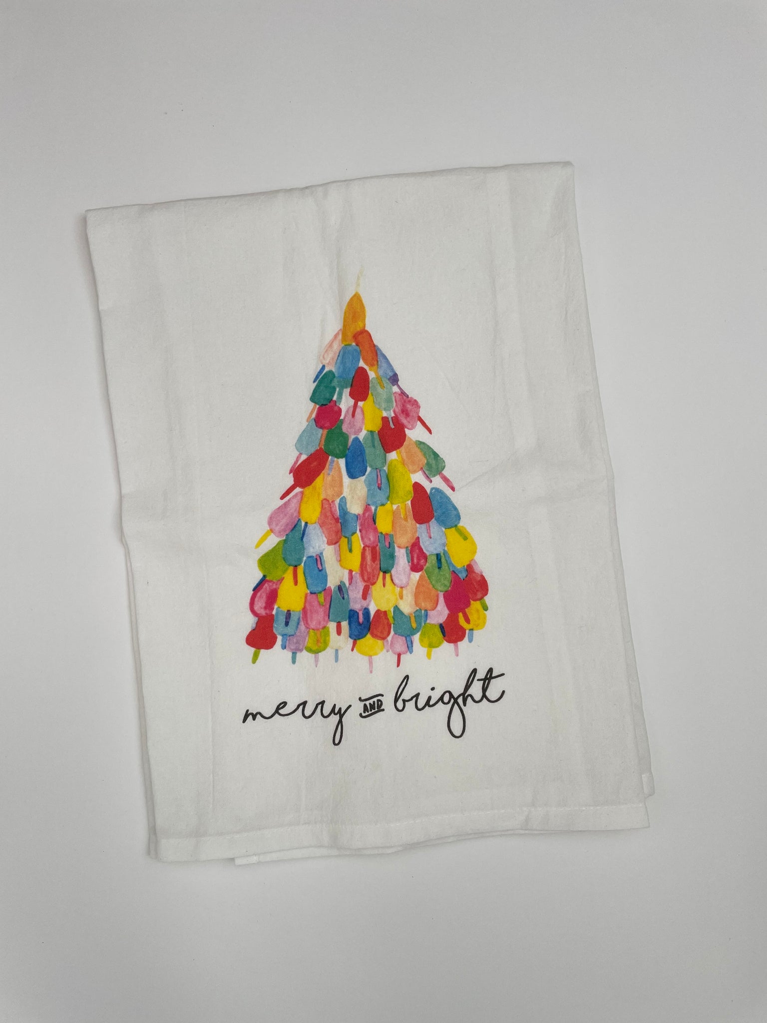 Holiday Buoy Tree Tea Towel