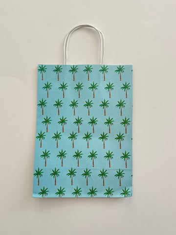 Holiday Palm Tree Gift Bag
