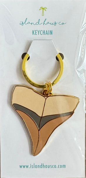 Shark Tooth Keychain