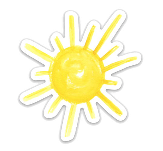 Sun Sticker