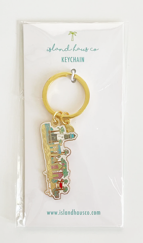 Tybee Island, GA Keychain