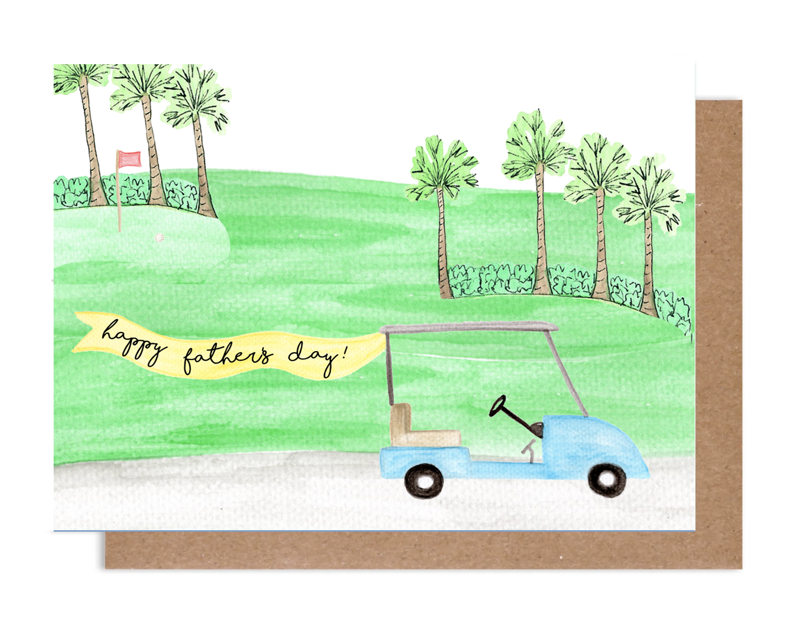 Happy Father's Day Golf Card – Island Haus