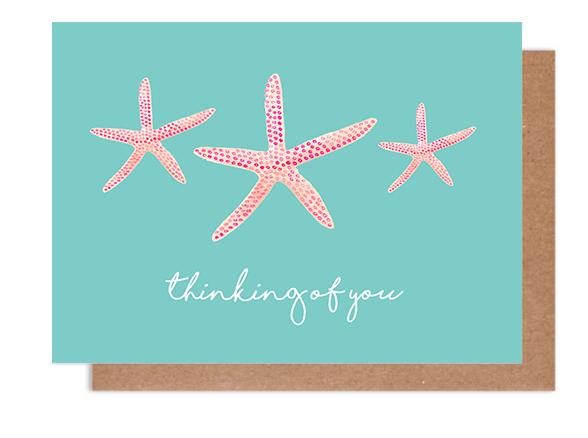 Starfish Thinking of You Card