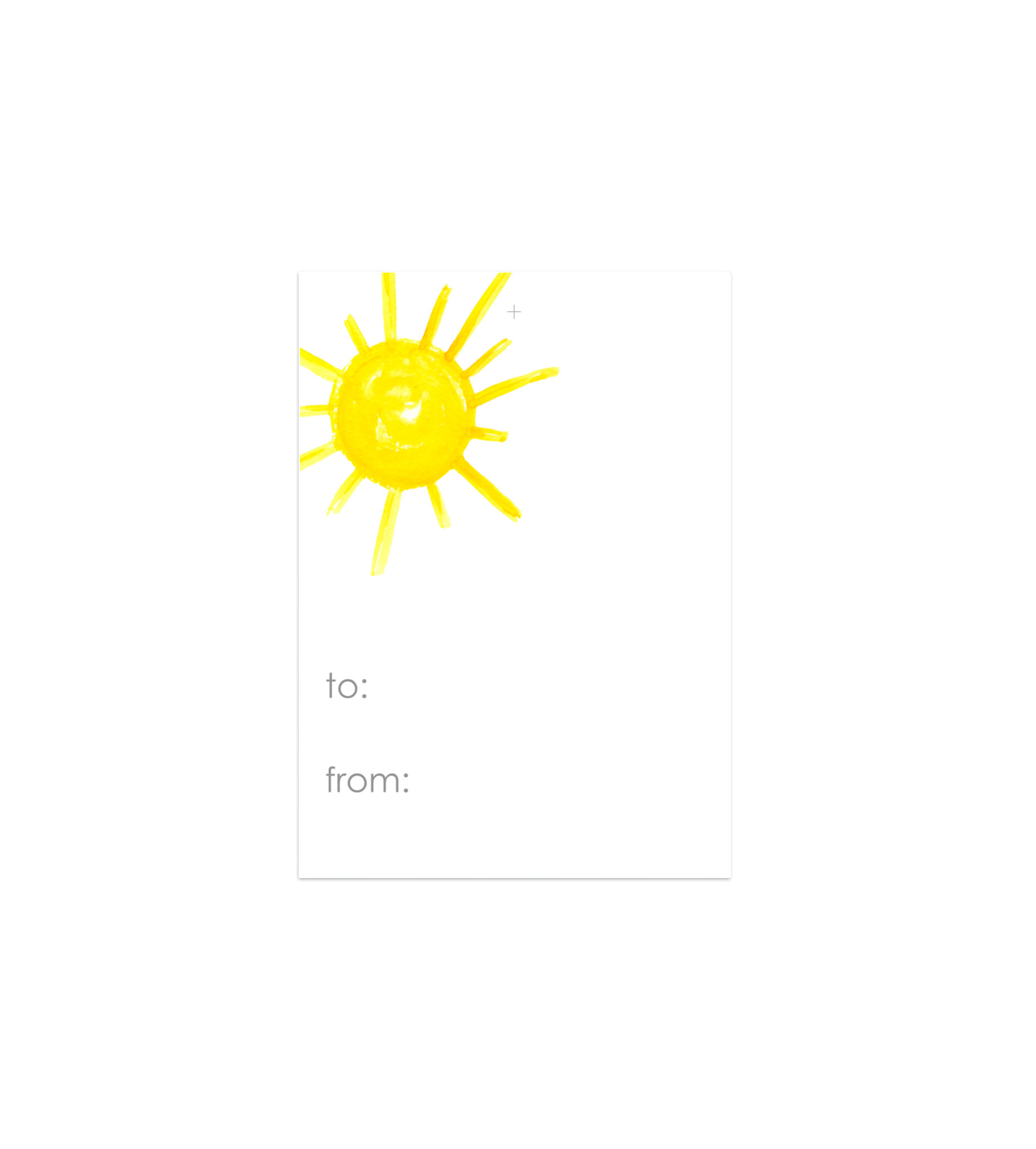 Sunshine Gift Tags