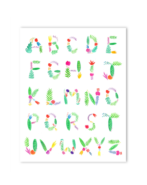 tropical theme nursery decor initials