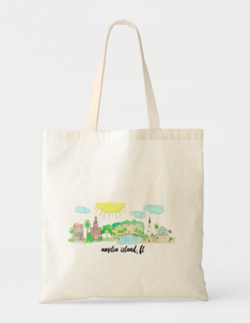 Amelia Island, FL Market Tote