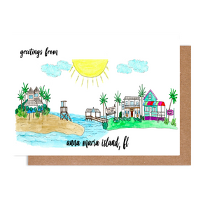 Greetings from Anna Maria Island, FL Card