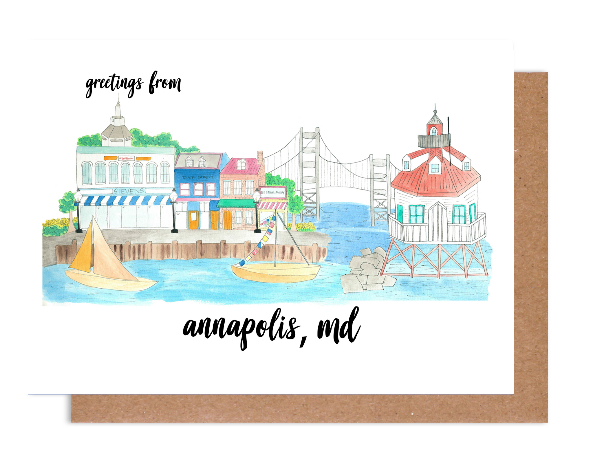 Greetings from Annapolis, MD Card