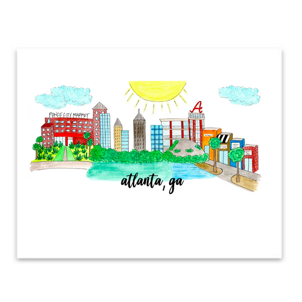 Atlanta, GA Print