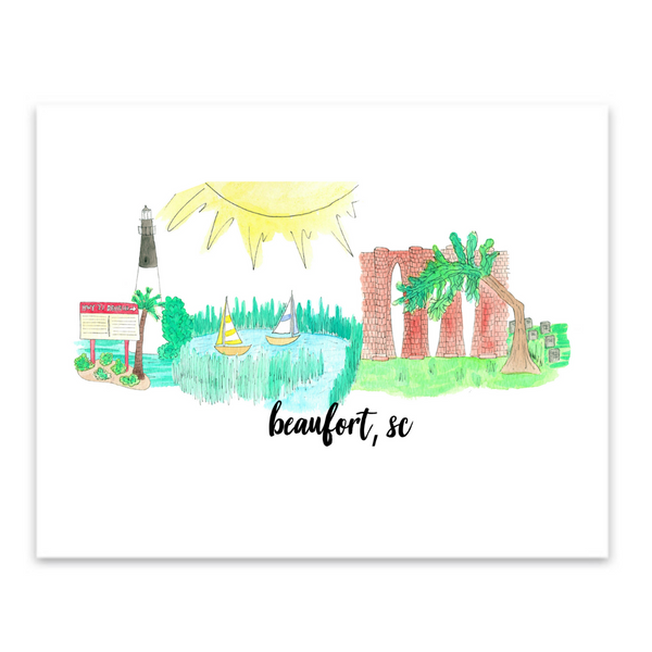 Beaufort, SC Print