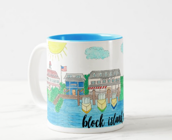 Block Island, RI Coffee Mug