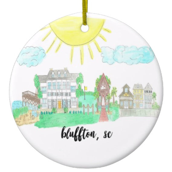 Souvenir Beach Ornament Bluffton