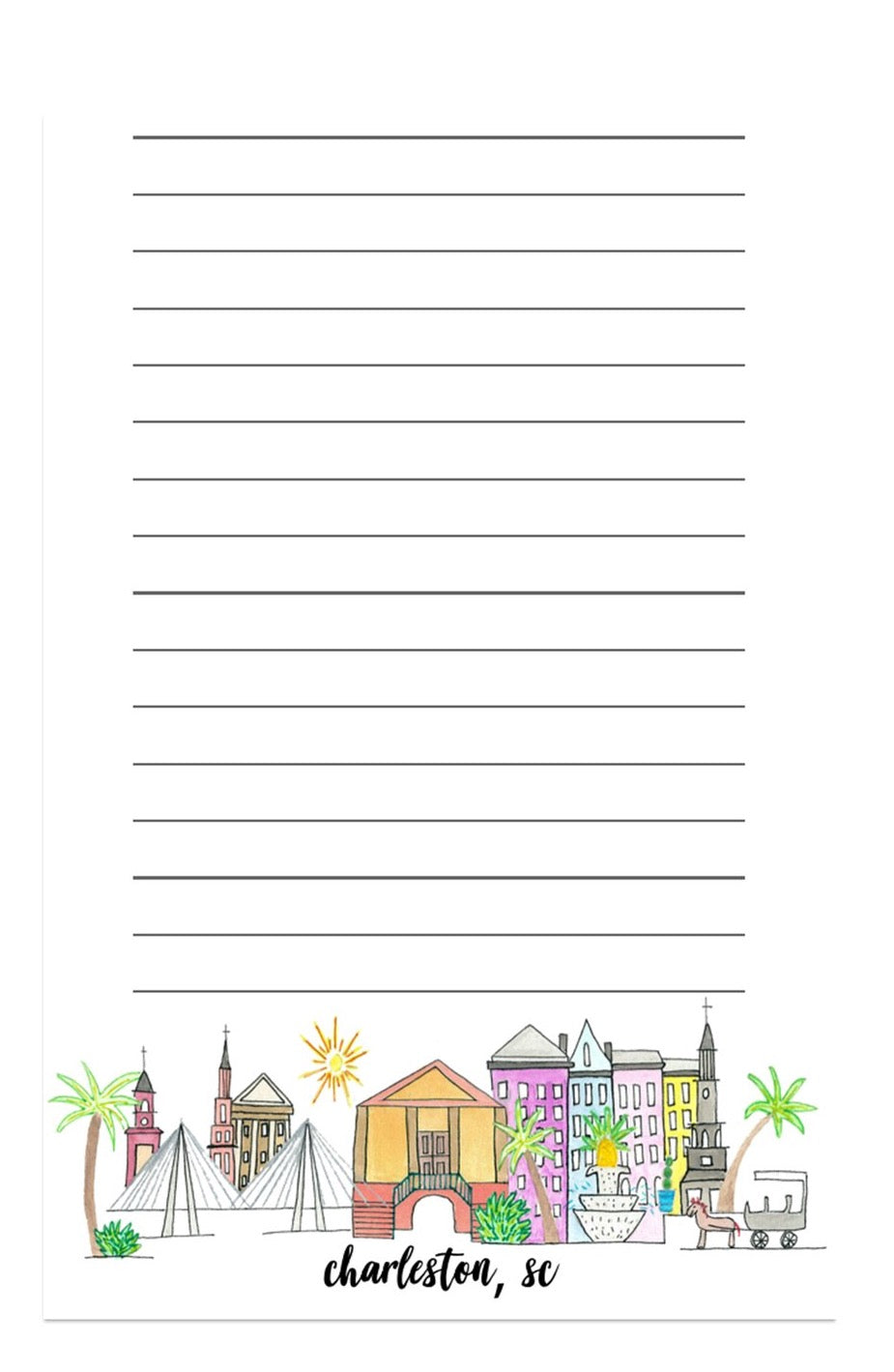 Souvenir Notepad Charleston