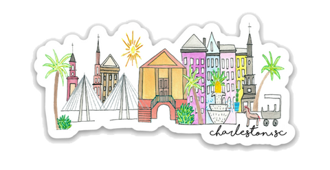 City Souvenir Stickers Charleston