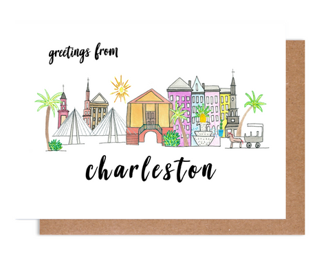 Greetings from Charleston, SC Card