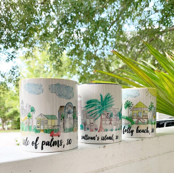 Charleston Beaches Souvenir Coffee Mug