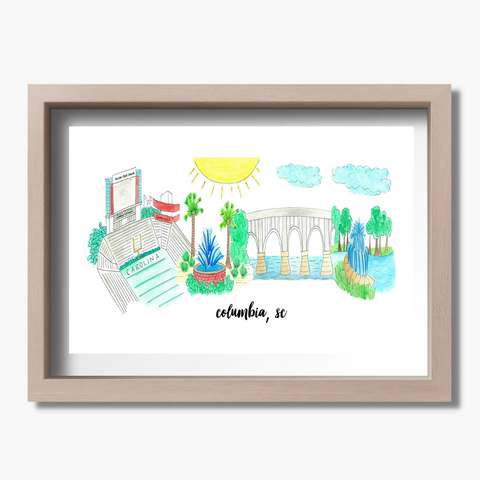 Columbia, SC Print