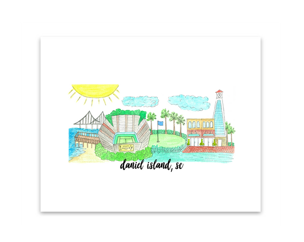 souvenir art print daniel island