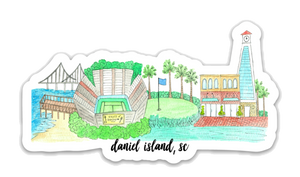 City Souvenir Stickers Daniel Island