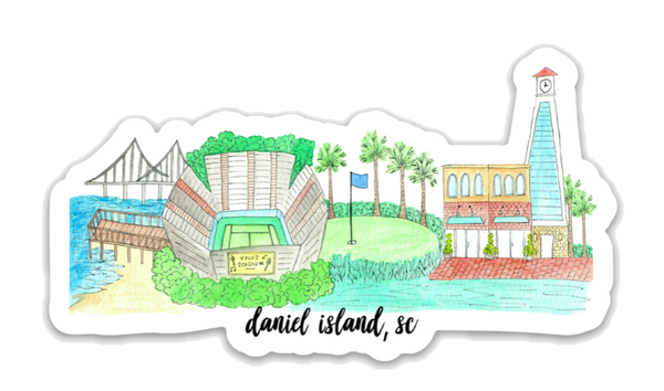City Souvenir Stickers Daniel Island