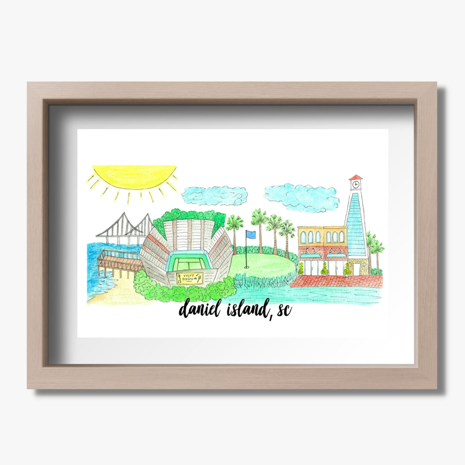 souvenir art print daniel island