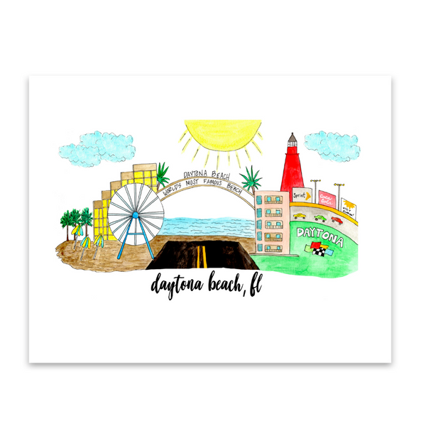 Daytona Beach, FL Print