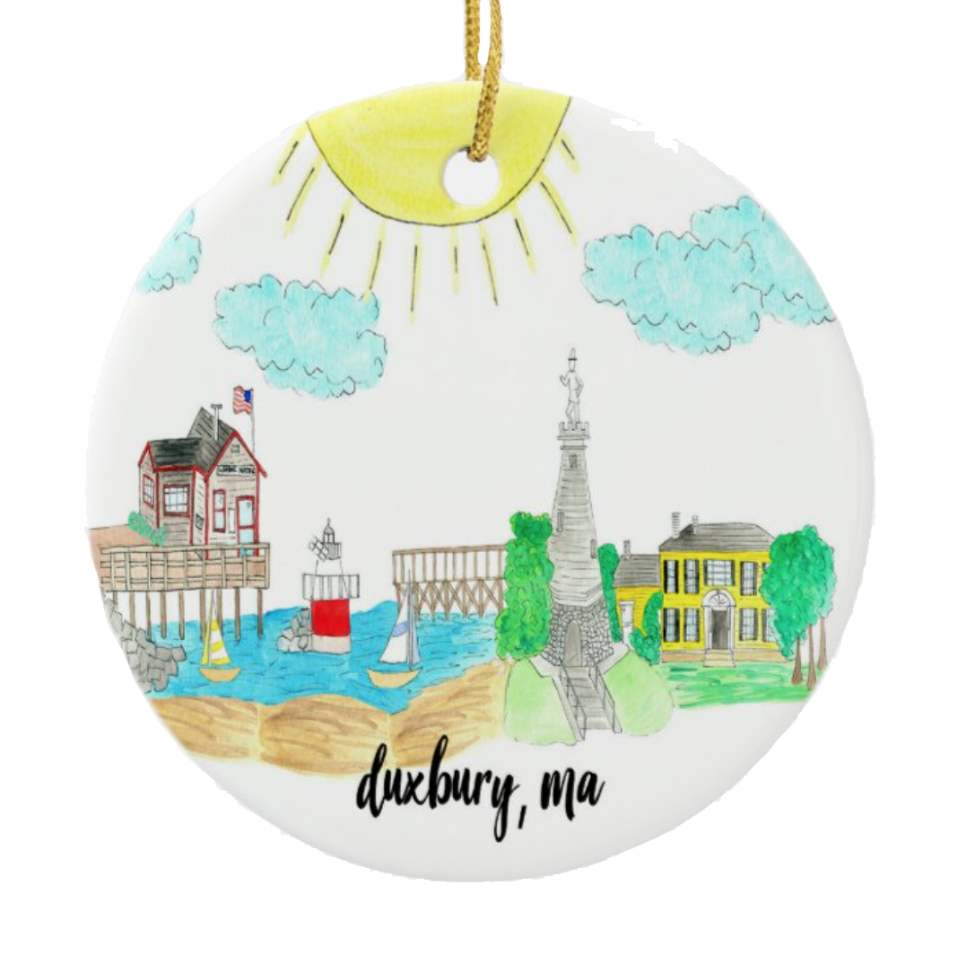 Duxbury, MA Ornament