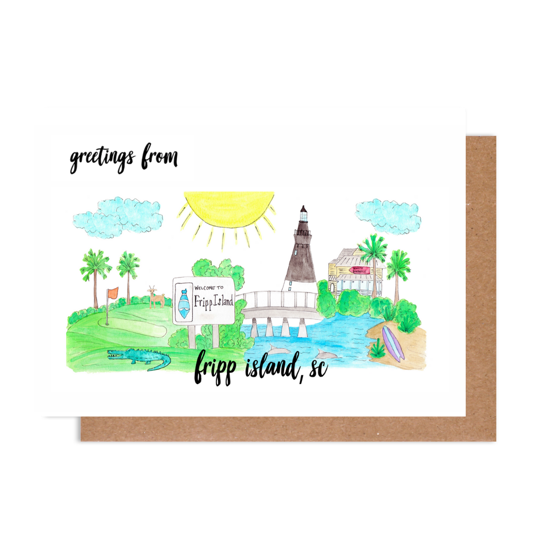 Greetings from Fripp Island, SC Card