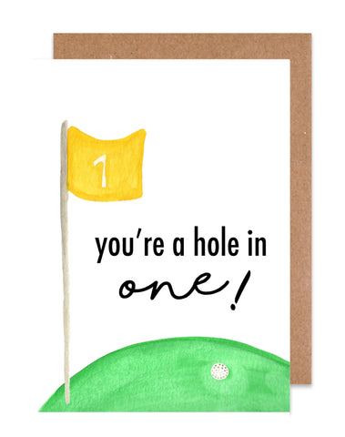 You're a Hole in One! Card