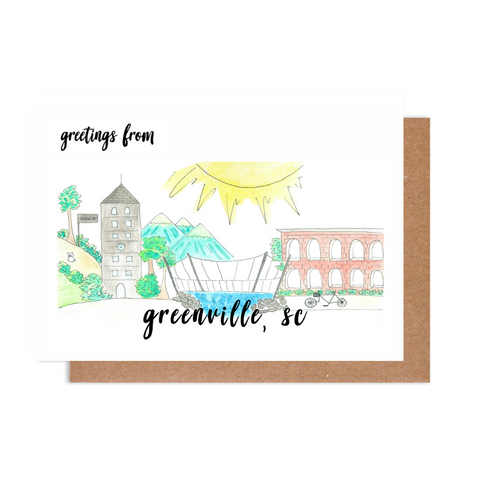 Greetings from Greenville, SC Card