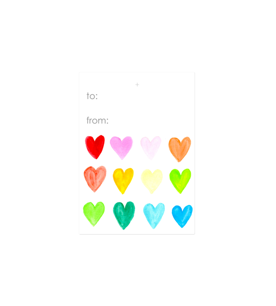 Hearts Gift Tag