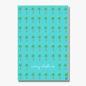 Holiday Palm Tea Towel