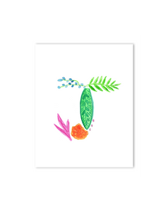 tropical theme nursery decor initials