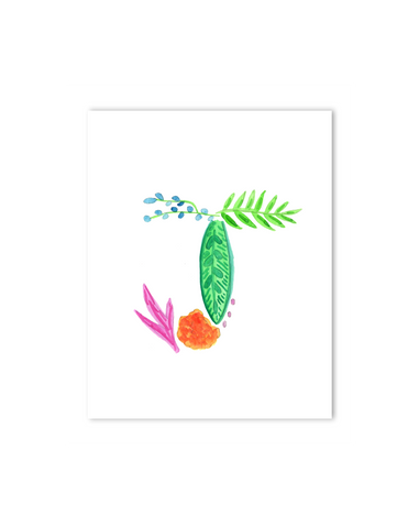 tropical theme nursery decor initials