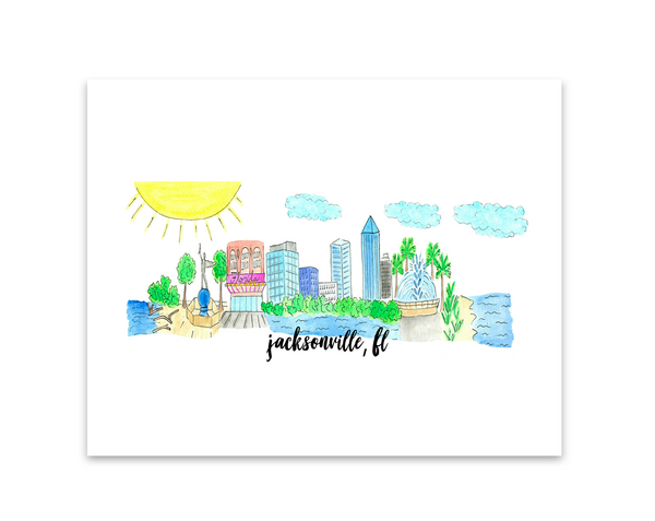 souvenir art print jacksonville