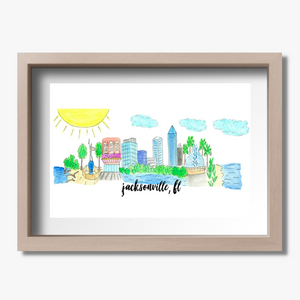 souvenir art print jacksonville