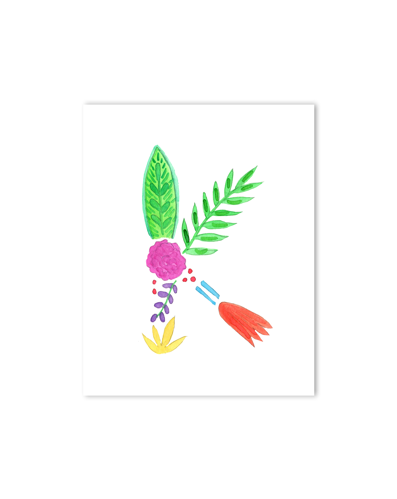 tropical theme nursery decor initials