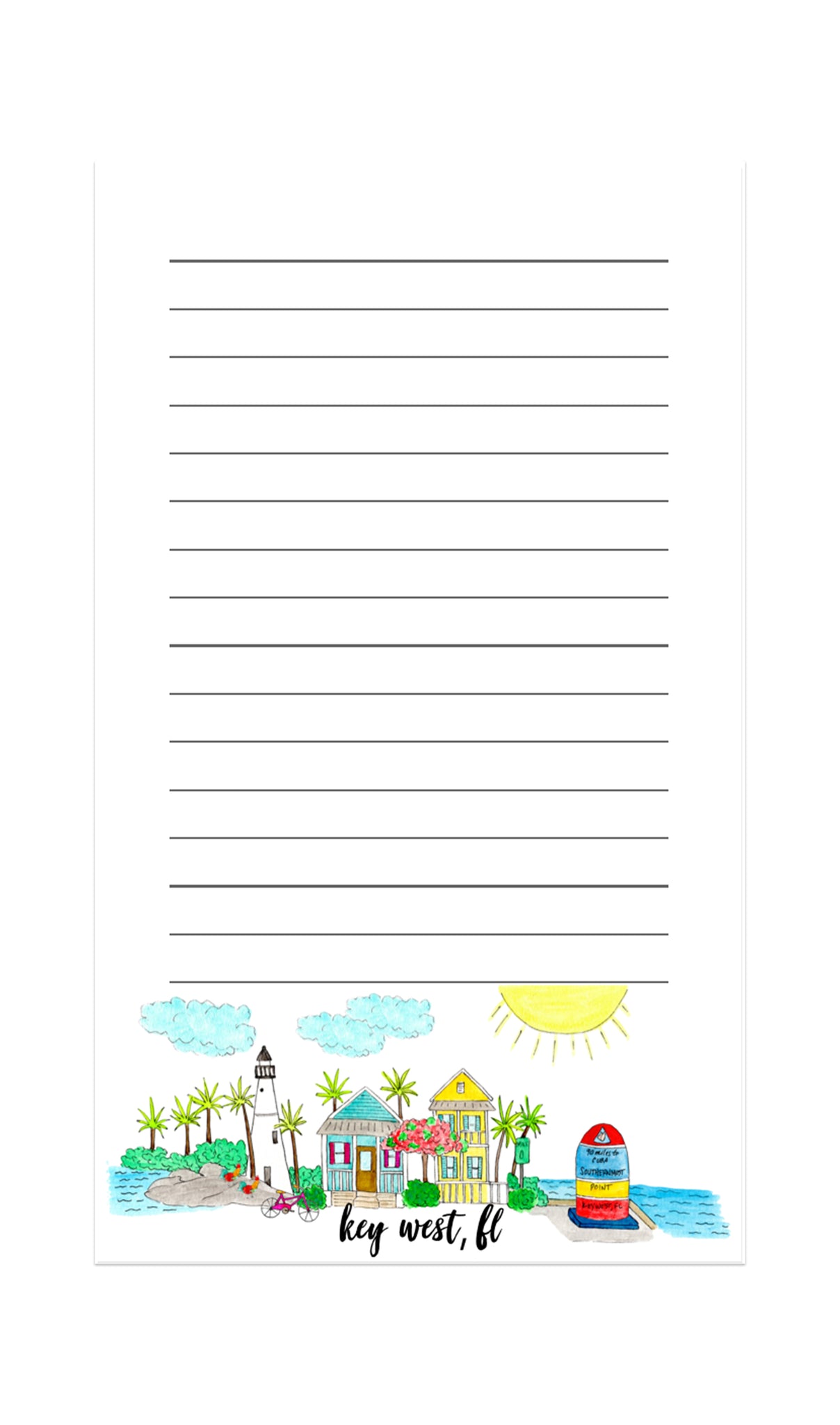 Key West, FL Notepad