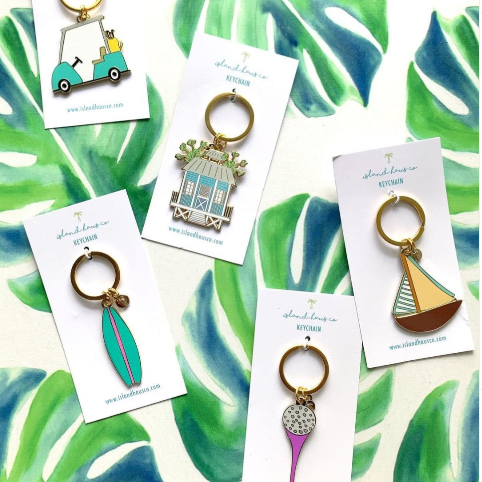 Surfboard Keychain – Island Haus Co.