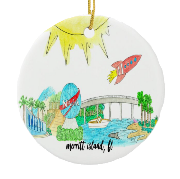 Merritt Island, FL Ornament