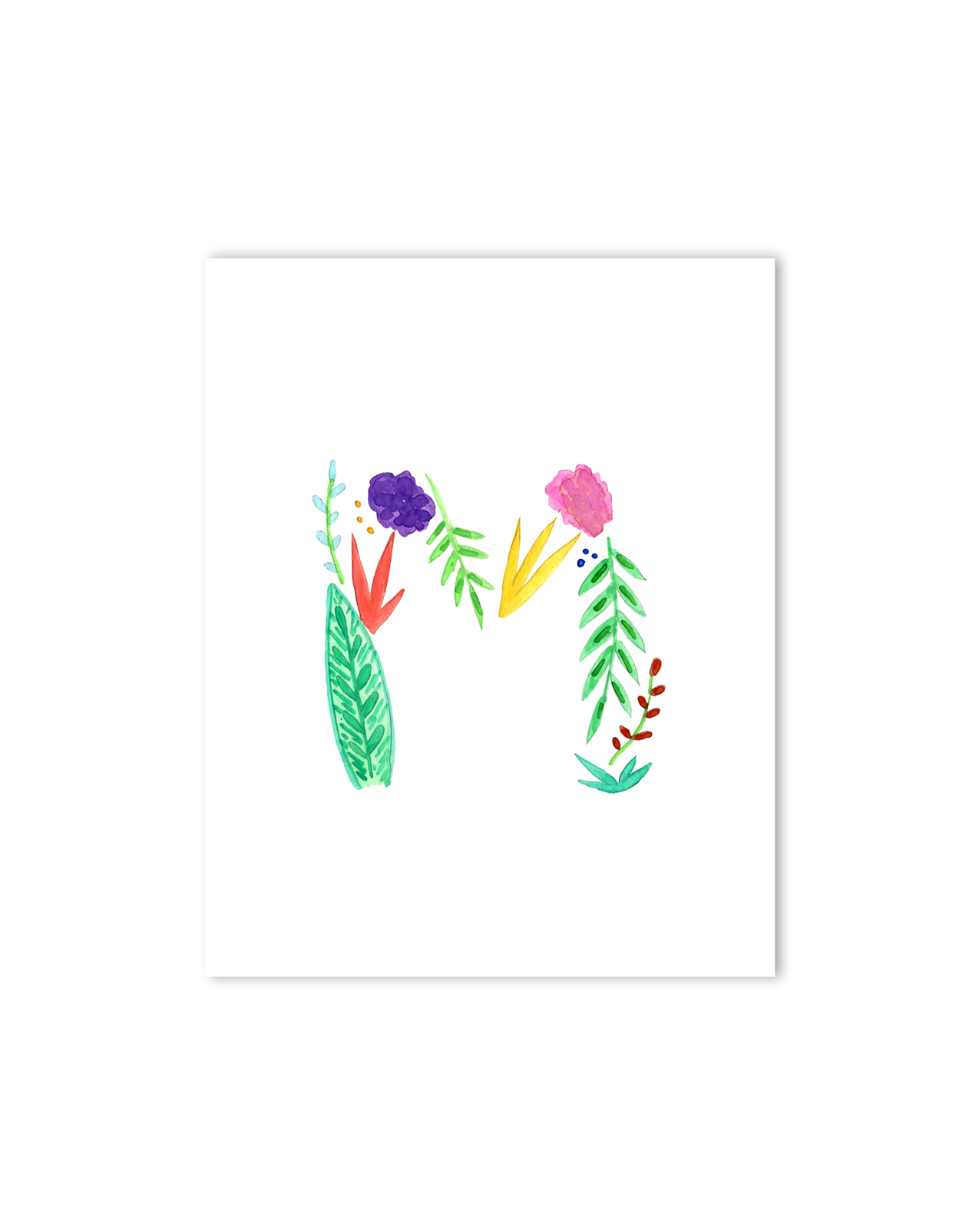 tropical theme nursery decor initials