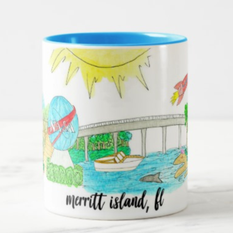 Merritt Island Souvenir Coffee Mug