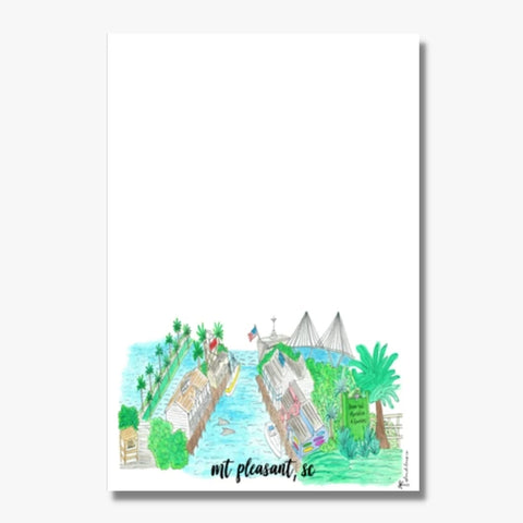 Mt. Pleasant, SC Tea Towel