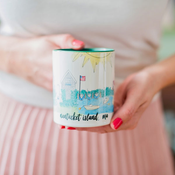 Nantucket Island, MA Coffee Mug