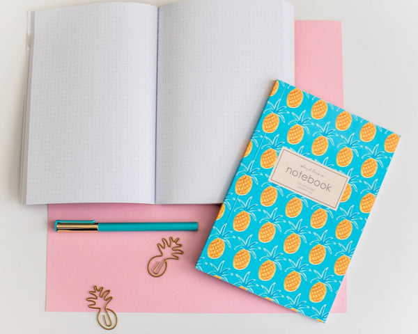 Notebook Dot Journal Pineapple